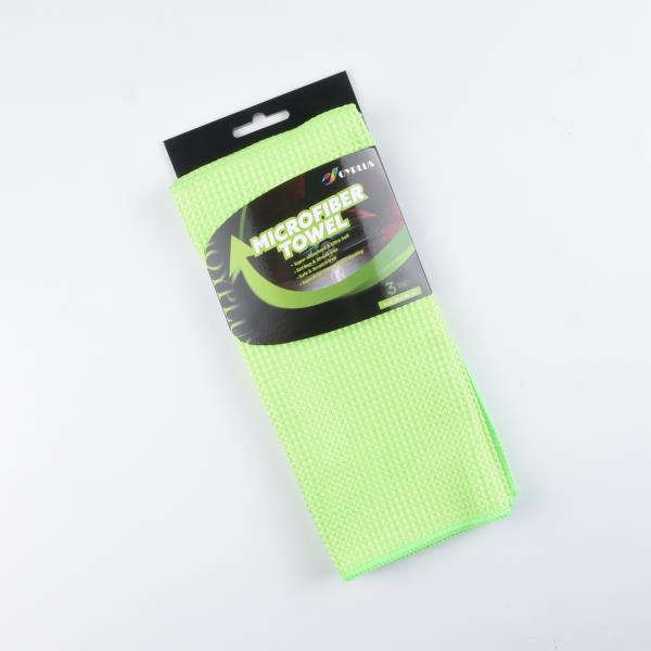 3PK CAR WAFFLE TOWELS SET