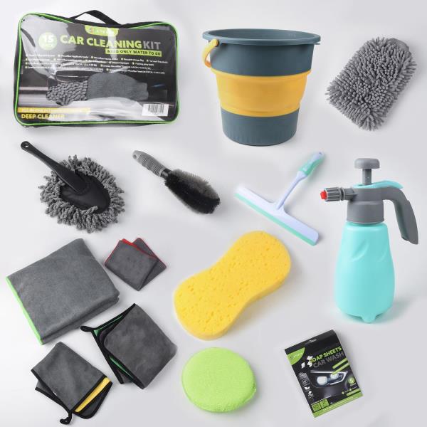 15Pack Car cleaning Kit